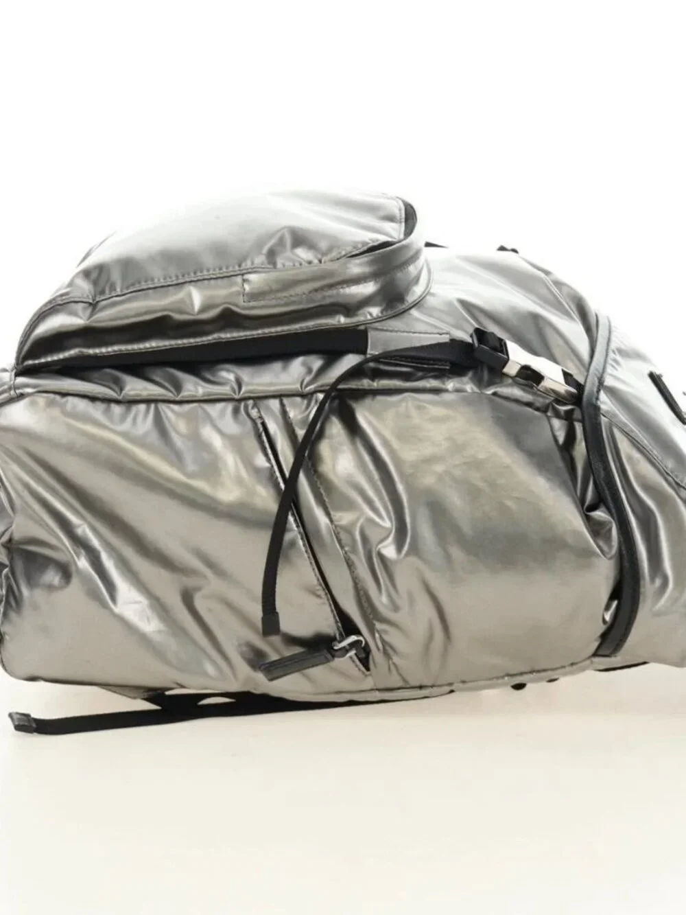 Prada brand	prada color	silver